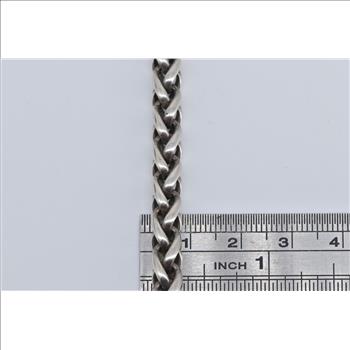 Sterling Silver 14k Gold Accent David Yurman Wheat Chain Necklace 15.75