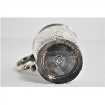 Sterling Silver 1870's Ball Black & Co Ornate Baby Cup