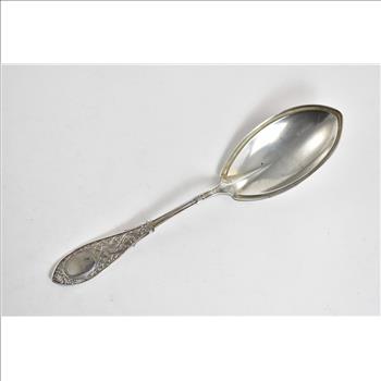 Sterling Silver 1875-1899 William Moir Antique Large Serving Spoon Griffin