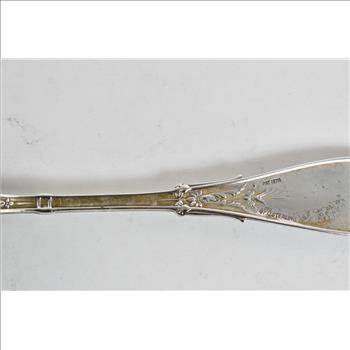 Sterling Silver 1875-1899 William Moir Antique Large Serving Spoon Griffin