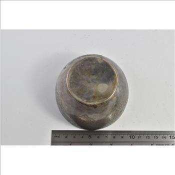 Sterling Silver 1900 Walker & Hall Floral Engraved Ornate Bowl Cup