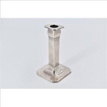 Sterling Silver 1910 Tiffany & Co Classical Column Weighted Candlestick