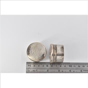 Sterling Silver 1912 Asprey & Co Ltd Monogrammed Case