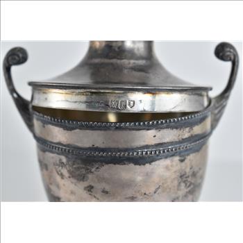 Sterling Silver 1914 Harry Freeman Lidded Trophy Pot Urn 8