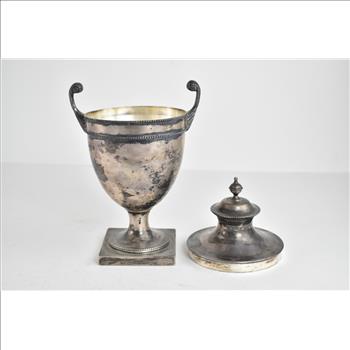 Sterling Silver 1914 Harry Freeman Lidded Trophy Pot Urn 8