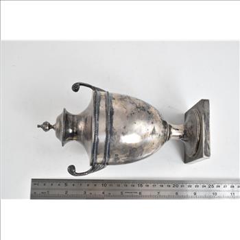 Sterling Silver 1914 Harry Freeman Lidded Trophy Pot Urn 8