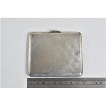 Sterling Silver 1940 Benjamin Barling & Sons Cigarette Case