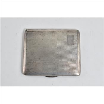 Sterling Silver 1940 Benjamin Barling & Sons Cigarette Case