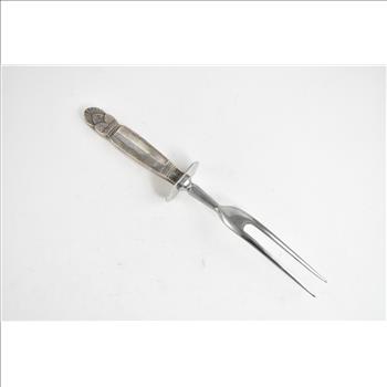 Sterling Silver 1940's Princess Ingrid by Whiting Carving Fork 11.25
