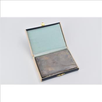 Sterling Silver 1950's Japanese Monogram Cigarette Case