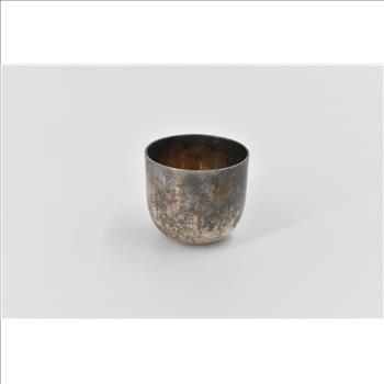 Sterling Silver 1967 Wakely & Wheeler Ornate Shot Glass Cup