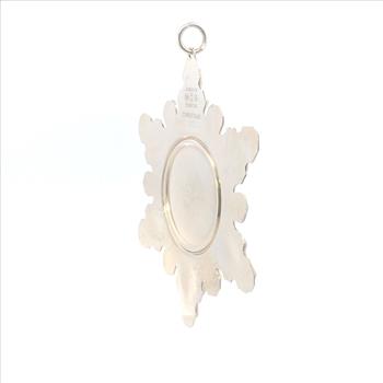 Sterling Silver 1971 Gorham Snowflake Star Christmas Ornament Ornament