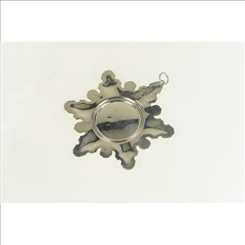 Sterling Silver 1971 Gorham Sterling Snow Flake Christmas Ornament