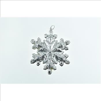 Sterling Silver 1973 Gorham Snowflake Christmas Star Ornament Ornament