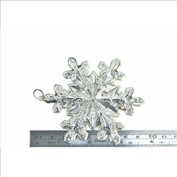 Sterling Silver 1973 Gorham Star Snow Flake Christmas Ornament