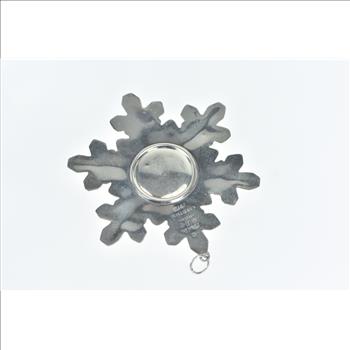 Sterling Silver 1973 Gorham Star Snowflake Christmas Ornament Ornament