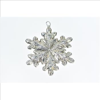 Sterling Silver 1973 Gorham Star Snowflake Christmas Ornament Ornament