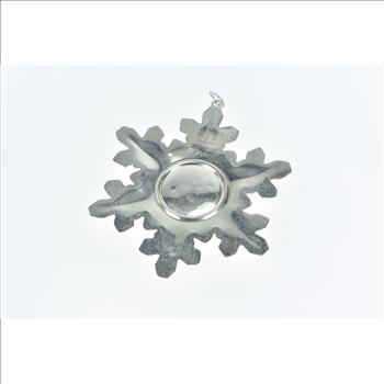 Sterling Silver 1973 Gorham Star Snowflake Christmas Ornament Ornament
