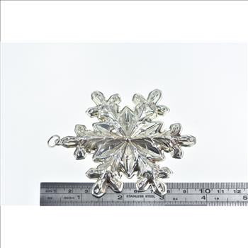 Sterling Silver 1973 Gorham Star Snowflake Christmas Ornament Ornament