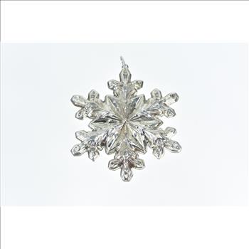 Sterling Silver 1973 Gorham Star Snowflake Christmas Ornament Ornament