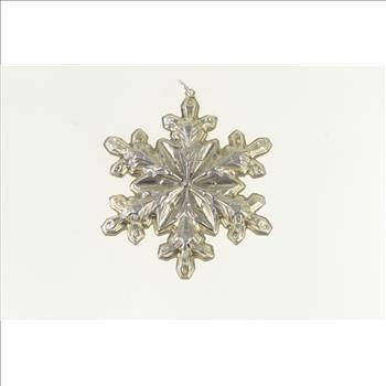 Sterling Silver 1973 Gorham Sterling Snow Flake Christmas Ornament