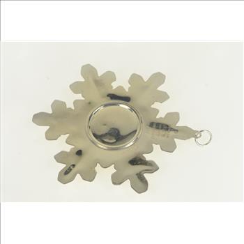 Sterling Silver 1973 Gorham Sterling Snow Flake Christmas Ornament