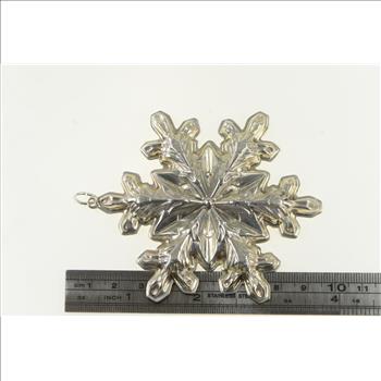 Sterling Silver 1973 Gorham Sterling Snow Flake Christmas Ornament