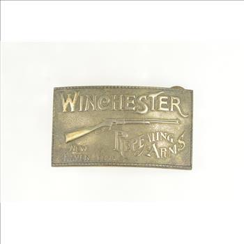 Sterling Silver 1974 Adina Silversmiths Winchester Belt Buckle