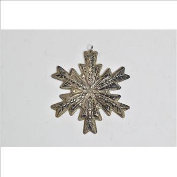 Sterling Silver 1978 Gorham Christmas Snow Flake Ornament