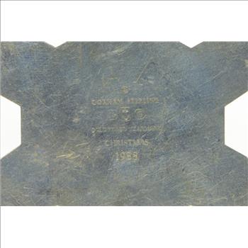 Sterling Silver 1988 Gorham Snow Flake Christmas Ornament