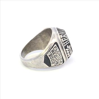 Sterling Silver 2002 Herman Lay Award Florida Lays Chips Ring, Size 12