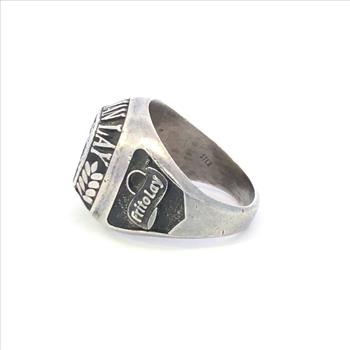 Sterling Silver 2002 Herman Lay Award Florida Lays Chips Ring, Size 12