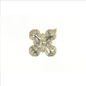 Sterling Silver 2015 Gorham Cross Christmas Tree Ornament