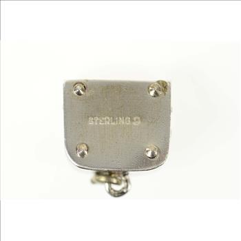 Sterling Silver 3D Articulated Cash Register Money Charm/Pendant