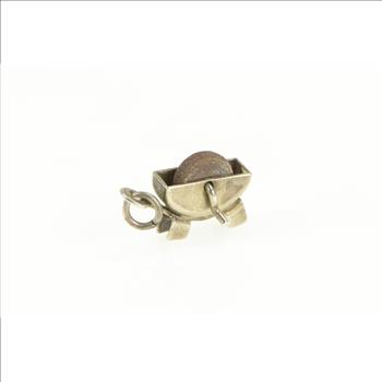 Sterling Silver 3D Articulated Stone Grinder Blacksmith Charm/Pendant