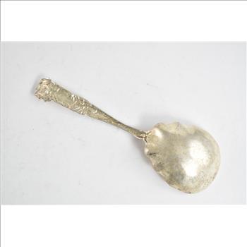 Sterling Silver Alvin Art Nouveau Bridal Rose Pattern Bon Bon Spoon