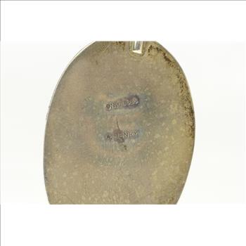 Sterling Silver Andrew Henry Native American Navajo Oval Pendant