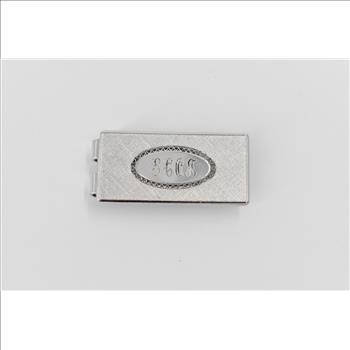Porte-billets Vintage Anson Avec Album Photo - Gravure 'Love Ralph 1964', Plaque Argent, Occasion