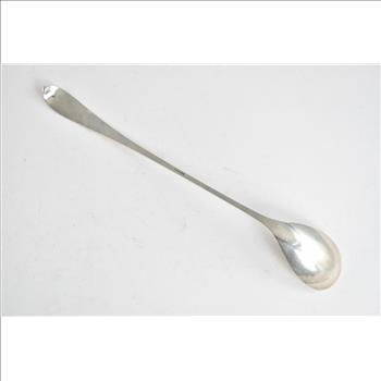 Sterling Silver Antique Arthur Stone Monogram Tea Mixing Spoon