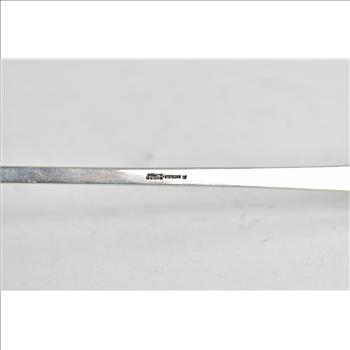 Sterling Silver Antique Arthur Stone Monogram Tea Mixing Spoon