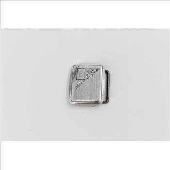 Sterling Silver Antique Hickok S Monogram Art Deco Engraved Belt Buckle