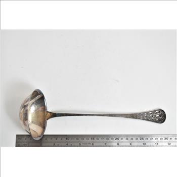 Sterling Silver Antique Rosenthal German Serving Spoon Ladle
