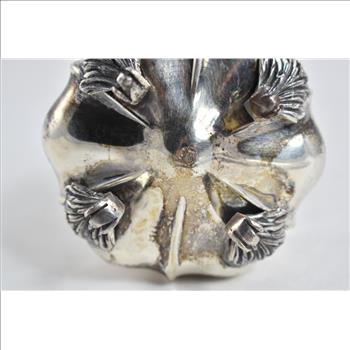 Sterling Silver Argentinian Footed Salt Cellar Vintage