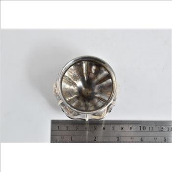 Sterling Silver Argentinian Footed Salt Cellar Vintage