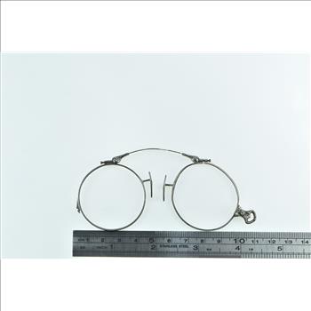Sterling Silver Art Deco Elaborate Glasses Frames Bifocals