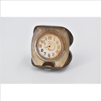 Sterling Silver Art Deco Tiffany & Co Foldable Travel Clock Parts