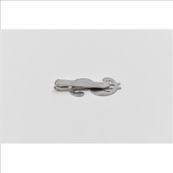 Sterling Silver Avedon Dollar Sign $ Money Cash Bill Fold Money Clip