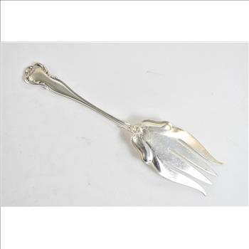 Sterling Silver Bailey Banks & Biddle G Monogram Serving Fork 9.75