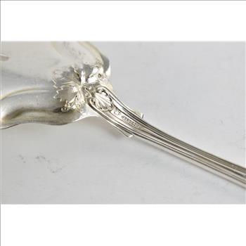 Sterling Silver Bailey Banks & Biddle G Monogram Serving Fork 9.75