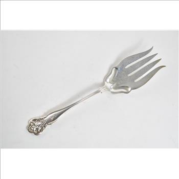 Sterling Silver Bailey Banks & Biddle G Monogram Serving Fork 9.75